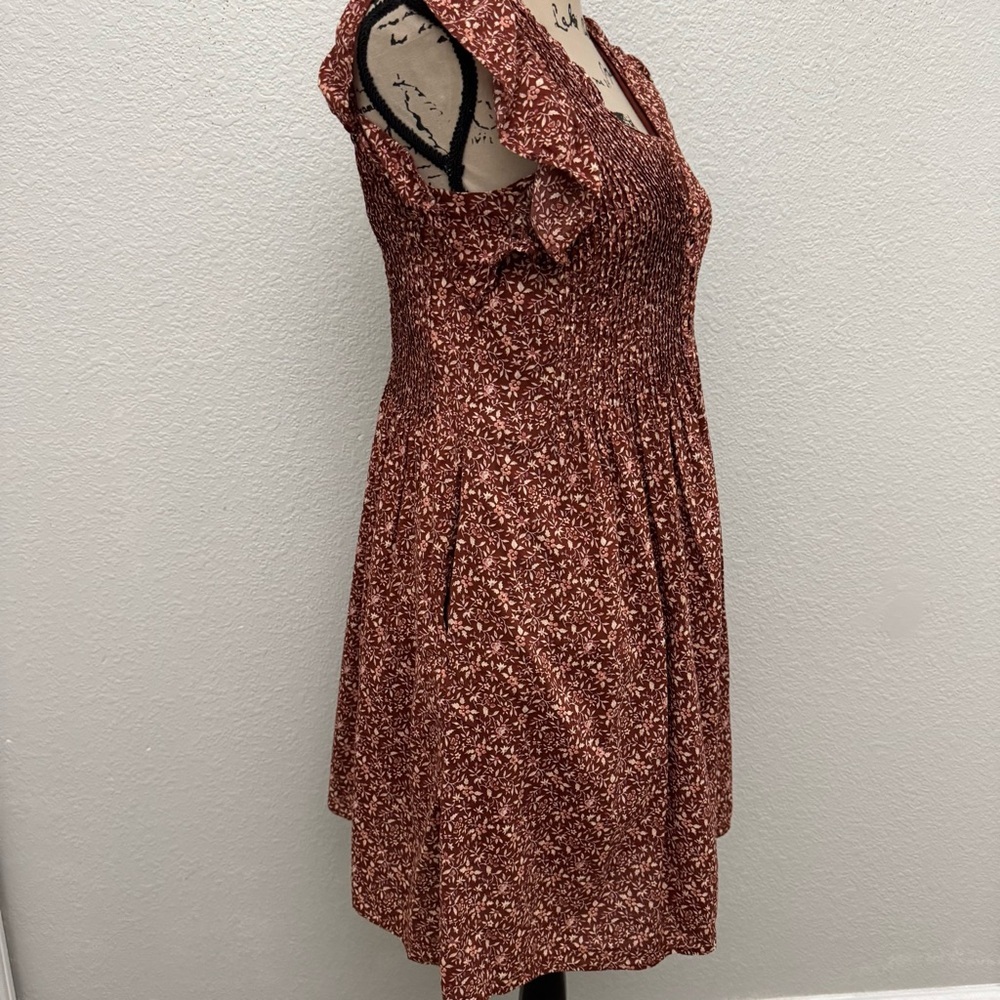 Madewell Pintuck Mini Dress in Florentine Floral Size XS - Picture 9 of 16